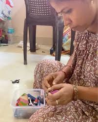 Handmade Boho Eco-friendly Coconut Button Keychain