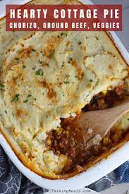 Easy Cottage Pie Recipe With Chorizo Talking Meals Recipe Recipes Cottage Pie Recipe Cottage Pie