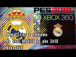 Pes 6 new menu graphic like pes 2018. Como Criar O Emblema Do Real Madrid Pes 2018 Xbox 360 Youtube