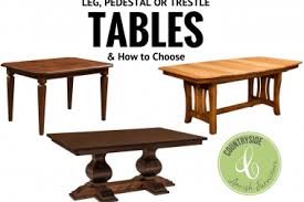 Unfinished wood rectangular trestle table for 6 (68 in. Extendable Wooden Trestle Tables Sets Countryside Amish Furniture