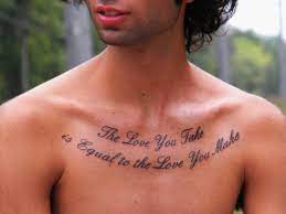 Growing Up I Always Loved Listening To The Beatles And As I Got Older The Lyrics Meant More To Me An Chest Tattoos For Women Short Quote Tattoos Tattoo Quotes