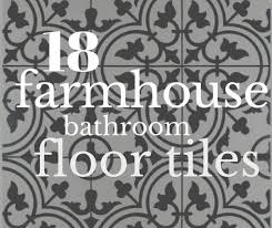 Luxurious tile flooring, especially with the flower tiles, gives a significant boost to the look and feel of your home or commercial place while keeping the costs down, so you don't exceed your budget. 18 Incredible Farmhouse Bathroom Floor Tiles Still Relevant In 2021 Twelve On Main