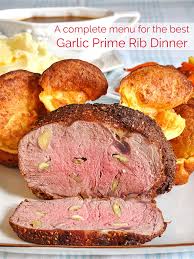 Because it is one of the best cuts of beef, prime rib is usually a dinner for special occasions, which calls for a special menu. Smoky Spice Garlic Prime Rib With Side Dish Recipes Too
