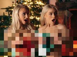 Ebanie Bridges strips with Elle Brooke under Christmas tree for OnlyFans  collab - Daily Star