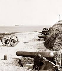 First Shot Of The Civil War Fired At Fort Sumter In Charleston Sc Civil War Civil War Photography Civil War Photos
