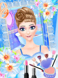 makeup salon ice princess wedding