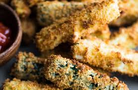 La Meilleure Recette De Frites De Courgettes Dans La Friteuse A Air Chaud Recipe Baby Food Recipes Food Recipes