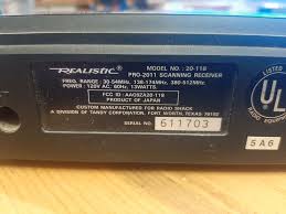 Image result for RadioShack / Realistic Pro-2011
