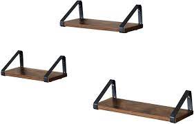 Check spelling or type a new query. Lot De 3 Etageres Murales Style Industriel Marron Et Noir 12 0000101 Leroy Merlin