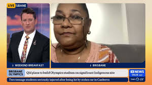AUNTY SANDRA KING RAISES CONCERN ABOUT THE SITE OF A NEW STADIUM FOR THE  2032 BRISBANE OLYMPICS