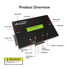 Vinpower 1 to 2 Standalone SATA Hard Drive HDD SSD Duplicator ...