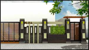 Contoh desain pintu rumah minimalis modern. Pintu Pagar Minimalis Home Facebook