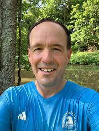 Cooler weather= much happier 8 mile tempo run! Praying and offering the  struggle for more priestly vocations! “We runners are all a little nutty,  but we're good people who just want to