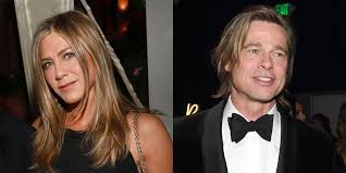 When jennifer aniston won her sag award for the morning show, brad pitt was shown to watch her speech backstage Jennifer Aniston And Brad Pitt Had Moment At Oscars 2020 Party Meeting Details