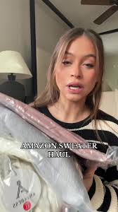 Amazon sweater haul 🤍🦢🧸🍂 loveeee them all try