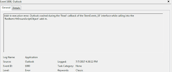 Outlook Crashes When Trying To Dismiss Reminder Super User