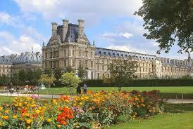 Tuileries Gardens And The Louvre Paris Tuileries Garden Louvre Paris Garden