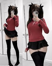 Tohsaka rin ero cosplay  смешные картинки, мемы и приколы на JoyReactor
