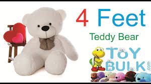 Toybulk 4 Feet White Teddy Bear Want To Buy Place You Re Order Call 9 Teddy Bear Toys Teddy Bear Giant Teddy Bear
