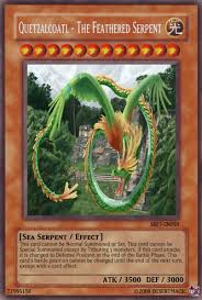 This is a drawing of the quetzalcoatl serpent. Quetzalcoatl The Feathered Serpent Yu Gi Oh Card Maker Wiki Fandom