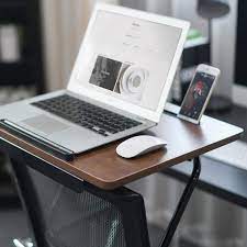 The mobile desk is a type of desk that you can move freely from one place to another. Portable Laptop Desk Small Reading Table Standing Work Table Fixed To Chair Use For Home Office Laptop Desks Aliexpress