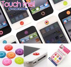Touch Me Home Button Stickers For Iphone Ipod Touch And Ipad Gadgetsin Apple Products Iphone Ipod Touch