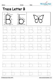 Here's a fun alphabet writing practice worksheets pdf printable for your kids! Letter B Alphabet Tracing Worksheets Free Printable Pdf