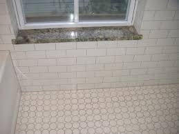 Going a little lighter or darker will subtly highlight the grout a bit more to bring out the pattern, but it won't create as much contrast as with white tile. Dove Gray Grout White Subway Tile Grey Grout Bathroom White Subway Tile Bathroom