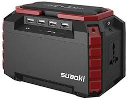 Suaoki Power Station 150wh Quiet Gas Frei Solar Generator Qc3 0 Ups Lithium Netzteil Mit 220v Ac St Portable Power Generator Solar Power Station Led Flashlight