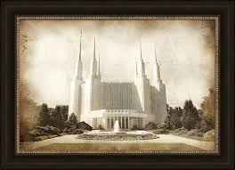 Temple is featured in the visitors' center. Washington D C Temple Vintage In Lds Vintage Temple Art On Ldsbookstore Com
