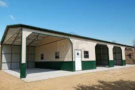 The Cowboy Garage Barn 24x70x11 Big Buildings Direct Custom Metal Buildings Metal Buildings Metal Building Prices