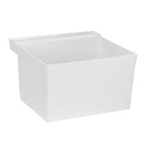 l1 molded stone laundry tub with hanger