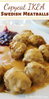 Copycat Ikea Swedish Meatballs Copycat Drink Food Ikea Meat Meatballs Snacks Swedi In 2020 Rezeptideen Gefullte Fleischballchen Rezepte Mit Frikadellen