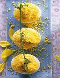 œufs Mimosa Pour 6 Personnes Recettes Elle A Table Recette Oeuf Mimosa Oeufs Mimosa Recette Recettes De Cuisine