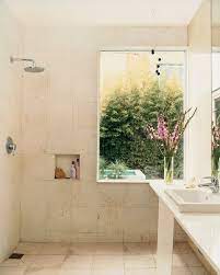 The pits are filled and sanded down or honed. Best Modern Bathroom Travertine Floors Stone Tile Walls Design Photos Dwell