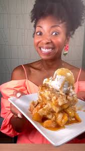 These Homemade Peach Crumb Bars with a crisp sweet crumb topping are always  a hit!