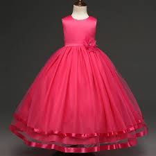 Birthday Clothes For Girls 12 2017 New Sleeveless Flower Girl Wedding Dresses For Birthday Party Pageant Prom Bridesmaid C Girls Dresses Summer Flower Girl Dresses Wedding Dresses For Girls