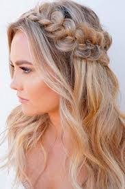 This is a versatile style with endless possibilities, half up half down hair goes great with veils and hair accessories a look that works on straight hair (pump of the volume with a bouffant at the back) or. Image Result For Half Up Hair Front View Front Hair Styles Prom Hairstyles For Long Hair Medium Hair Styles