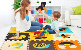 10 best floor mat babies of june 2021. Numbers Swonuk Baby Play Mat With Fence 0 39 Inch Thick Interlocking Foam Floor Tiles Kids Puzzle Mat Baby Crawling Mat Toys Games Puzzle Play Mats
