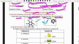 We did not find results for: 17 10 2020 Class 3 Doe Worksheet 90 English Worksheet Marigold Unit 1 Good Morning Poem Youtube