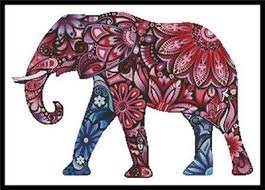 Check spelling or type a new query. Stylized Elephant Cross Stitch Pattern