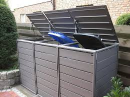 Mulleimer Graues Aluminium 3er 120l Mit Faltdach Classic Diy Garten Mulltonnenbox Mulltonnenverkleidung Mulltonnen Verstecken