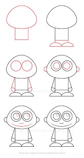 Draw the actual mouth by first outlining it's overall shape and then add the outlines of the teeth and tongue. How To Draw A Boy