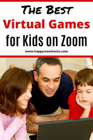 15 Best Games To Play On Zoom With Kids Happy Mom Hacks In 2020 Virtual Games For Kids Cool Games To Play School Games