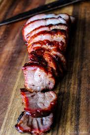 Sweet And Sticky Char Siu Chinese Bbq Pork Pups With Chopsticks Char siu, char siu pork, char siu sauce, chinese bbq pork. sticky char siu chinese bbq pork