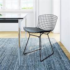 The bertoia side chair is part of harry bertoia's iconic 1952 wire collection, an astounding study in space, form and function by one of the master sculptors of the previous century. Bertoia Side Chair Bertoia Side Chair Leather Side Chair Side Chairs