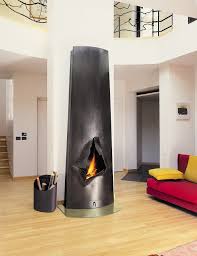 Different kinds of metal fireplaces, such as wall fireplaces or. Modern Gas Stoves And Fireplaces Houzz