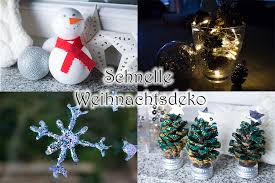 Weihnachtsdeko selber machen kann so einfach sein! Diy Ganz Schnelle Weihnachtsdeko Mama Kreativ