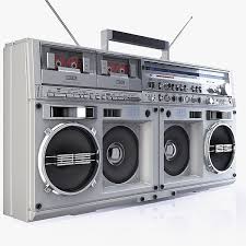 Legend Boombox Sharp Gf 3d Model In 2020 Boombox Ghetto Blaster Vintage Electronics