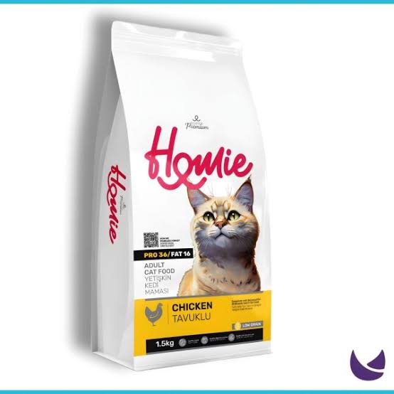 Homie Super premium Low grain adult cat food 1.5kg